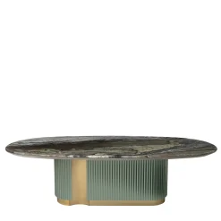 Leonardo Tavolo da Pranzo con Piano in Marmo Verde*Visionnaire Online