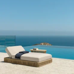 Lettino Cliff Beige di Ludovica & Roberto Palomba*Talenti