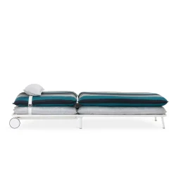 Lettino da esterno Lipari Oceano e Avorio*Sicis Sale