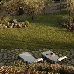 Lettino Prendisole Imbottito in Ferro*Bronzetto Discount