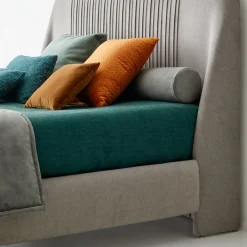 Letto Alba Fluttuante con rivestimento in velluto Deluxe*Modesign New