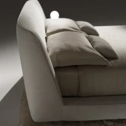 Letto Athene 905 in Tessuto Beige*Ferri 1956