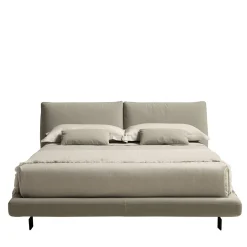 Letto Beverly 905 in pelle beige*Ferri 1956 Outlet