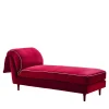 Letto da giorno in velluto Casquet Red Passion*Biosofa Outlet