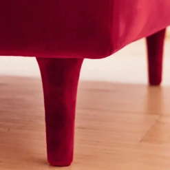 Letto da giorno in velluto Casquet Red Passion*Biosofa Outlet