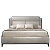 Letto in pelle grigia*A.R. Arredamenti Outlet