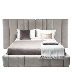 Letto in Tessuto Grigio Italo*Vibieffe Online