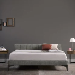 Letto King-Size Harry Grigio*Bodema Clearance
