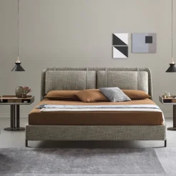 Letto King-Size Nara con Lacci in cuoio*Bodema Sale