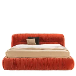 Letto Mambo In Velluto Arancione di Lorenza Bozzoli*Ghidini 1961 Hot