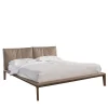 Letto matrimoniale Join Taupe-Leather di Giuseppe Bavuso*Alivar Discount