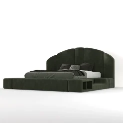 Letto Verde Modulare Imbottito Concept 01*Encore Italia Best