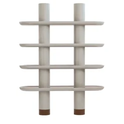 Libreria a 4 ripiani Mina 150 Greige*Ultramobili Clearance