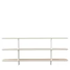Libreria a 3 ripiani Shift White e Durmast di Foster + Partners*Tecno Spa New