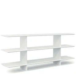 Libreria a 3 ripiani Shift White di Foster + Partners*Tecno Spa New