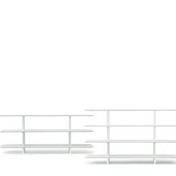 Libreria a 3 ripiani Shift White di Foster + Partners*Tecno Spa New