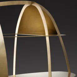 Libreria Airframe in ottone spazzolato di PIO&TITOTOSO*De Castelli Hot