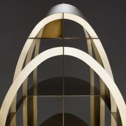 Libreria Airframe in ottone spazzolato di PIO&TITOTOSO*De Castelli Hot