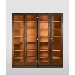 Libreria classica a 4 ante in legno di tulipano*Ebanisteria Roberto Gambella Hot