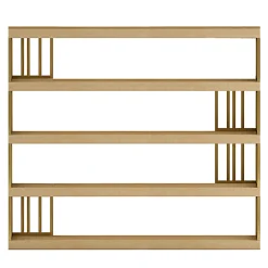 Libreria Espace in legno beige di Dainellistudio*Daytona Outlet