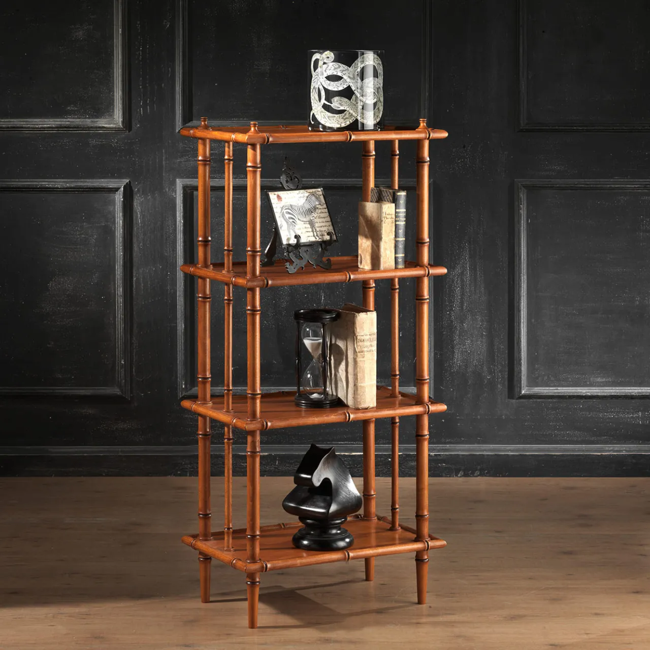 Libreria Etagere Hemingway in finto bambù*Castorina 1895 Outlet
