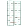 Libreria in Ferro Verde 2 Colonne Supermodulare*Marco Ripa New
