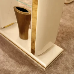 Libreria in Legno Champagne Perlato Unica*ReDéco Discount