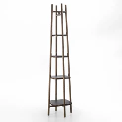 Libreria in legno marrone a cinque livelli Salina*Durame