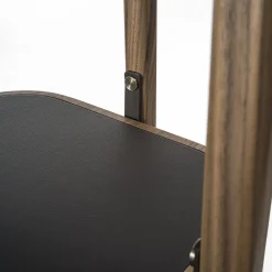 Libreria in legno marrone a cinque livelli Salina*Durame