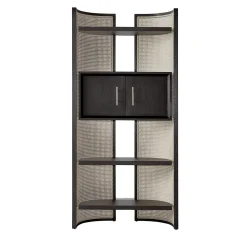 Libreria Itoku Vienna in paglia e frassino rifinito Moka #3*Black Tie Best