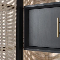 Libreria Itoku Vienna in paglia e frassino rifinito Moka #3*Black Tie Best