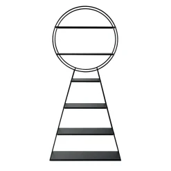 Libreria Key In Metallo Nero*Montina