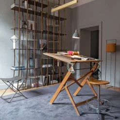 Libreria Kowloon in metallo ed ebano*Revolution Archstudio Sale