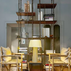 Libreria Kowloon in metallo ed ebano*Revolution Archstudio Sale