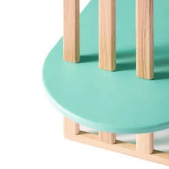 Libreria Lido a quattro ripiani in legno verde*Medulum Hot