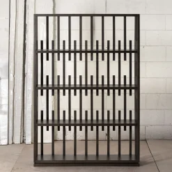 Libreria Ligne in legno di noce Canaletto*A&B Living Clearance