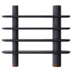 Libreria Mina 220 a 4 ripiani grigio grafite*Ultramobili Clearance