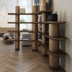 Libreria Mina effetto bronzo vintage*Ultramobili Online