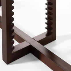 Libreria Modulare in Legno Marrone 