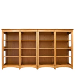 Libreria modulare rustica in castagno*Ebanisteria Roberto Gambella New