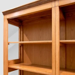 Libreria modulare rustica in castagno*Ebanisteria Roberto Gambella New