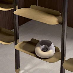 Libreria nera a 10 ripiani Opale*Bamax Online