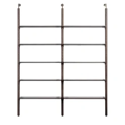 Libreria Octagon in legno di frassino con 10 ripiani di Norberto Delfinetti*Pacini & Cappellini Best