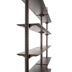 Libreria Octagon in legno di frassino con 10 ripiani di Norberto Delfinetti*Pacini & Cappellini Best