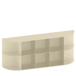 Libreria per esterni in alluminio beige Coimbra 03*Marco Ripa Online