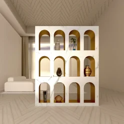 Libreria Portici in Marmo Bianco Carrara di Sissy Daniele*Dimarmo Discount