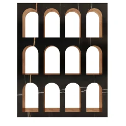 Libreria Portici in Marmo Sahara Noir di Sissy Daniele*Dimarmo Best