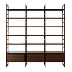 Libreria Scala in legno di ciliegio con ripiani regolabili*Morelato Best