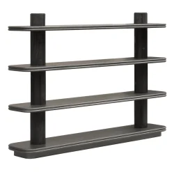 Libreria Scala in legno e pelle*Giobagnara Sale