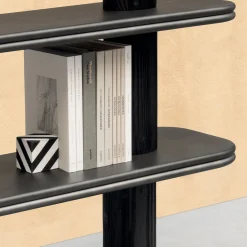 Libreria Scala in legno e pelle*Giobagnara Sale